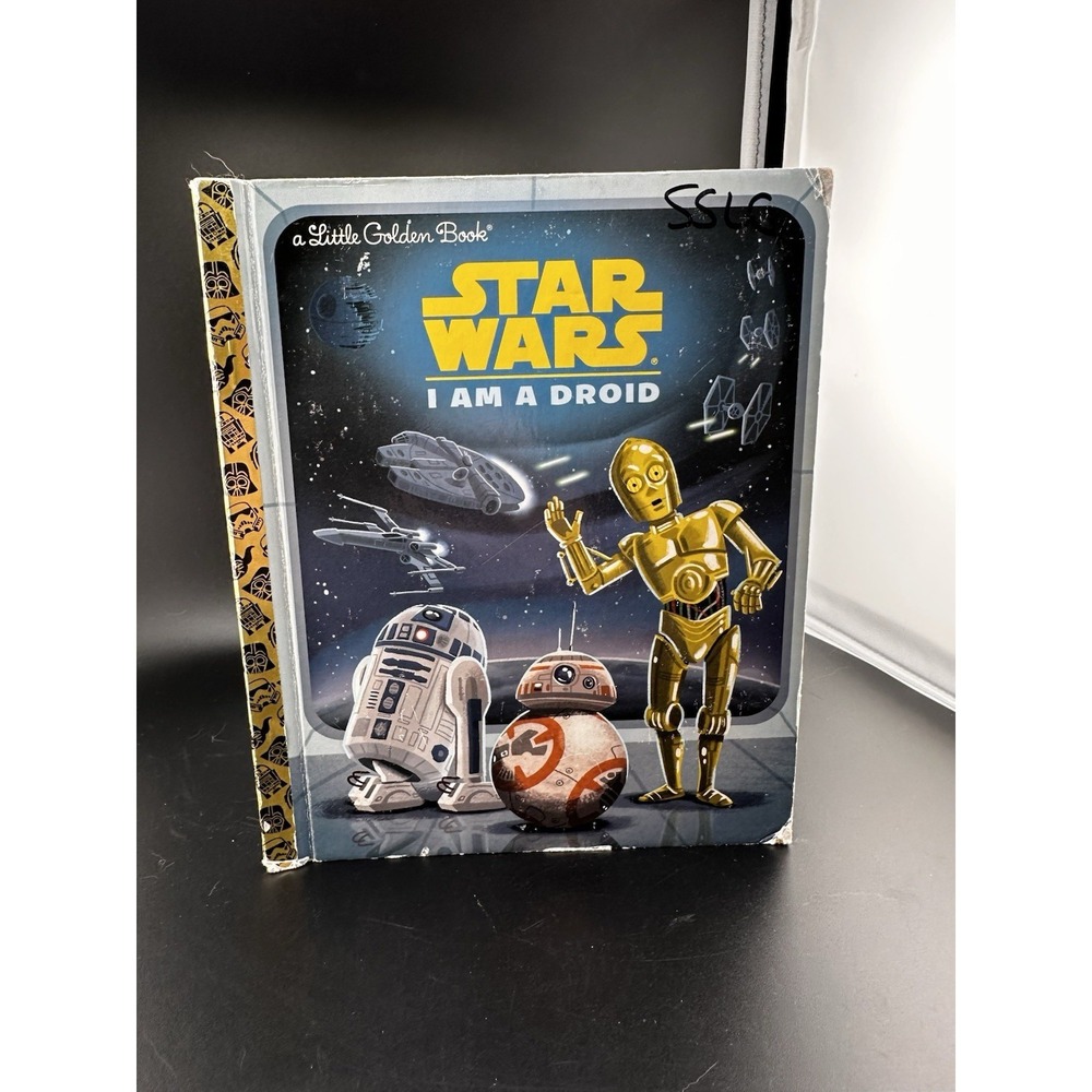 2016 Little Golden Book Star Wars I Am A Droid 1st Edition‎ Junk Journal READ